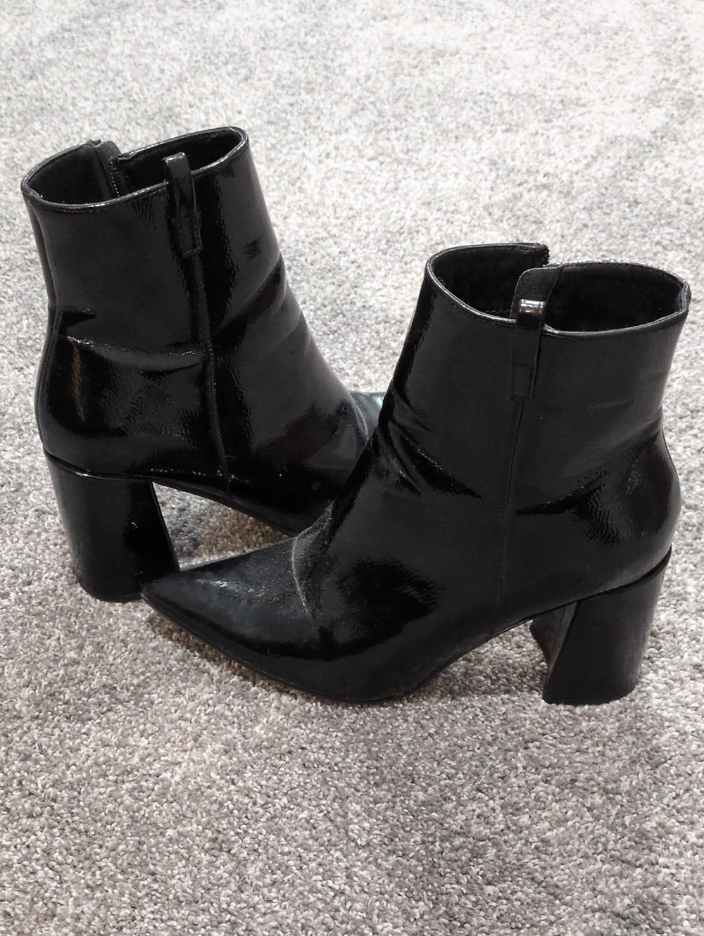 Nasty Gal Tall, Shiny, Pointed Toe Boots
